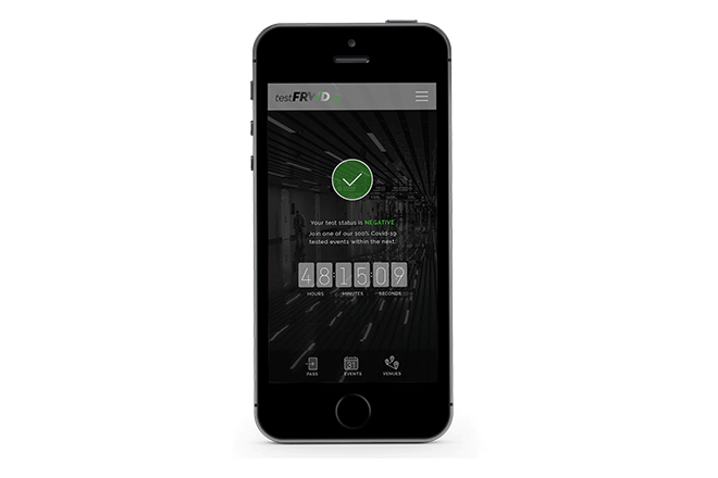 testFRWD DIY rapid test kit has "specificity of more than 99%”