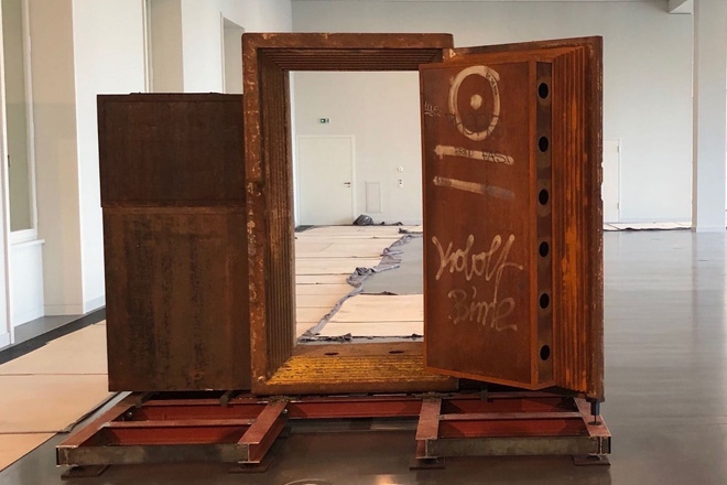 The door of Berlin club Tresor is now on show in a new museum