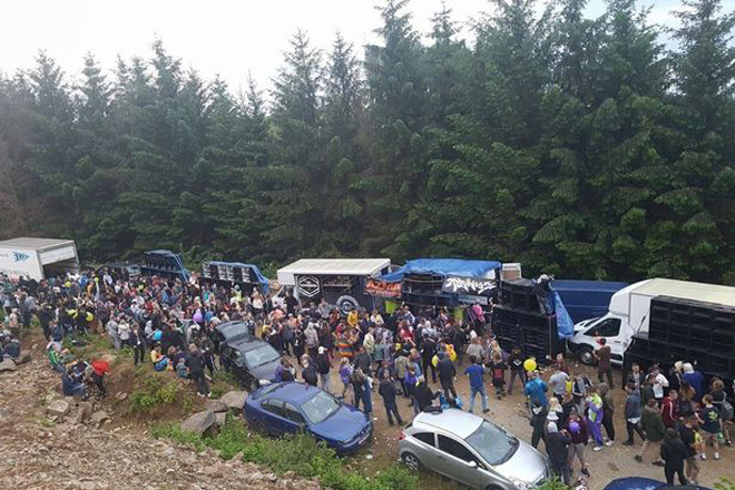 Police let an illegal rave in Wales go on for two days