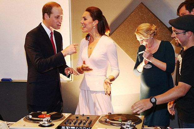 Watch Prince William and Kate Middleton DJ