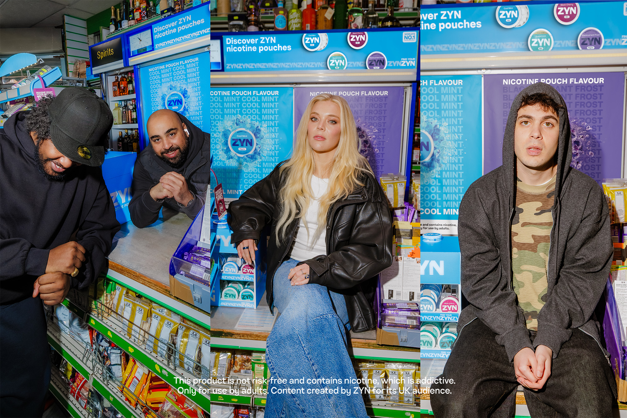 Watch Novelist, Becky Hill and Niko B offer up their Cornershop Confessions with ZYN