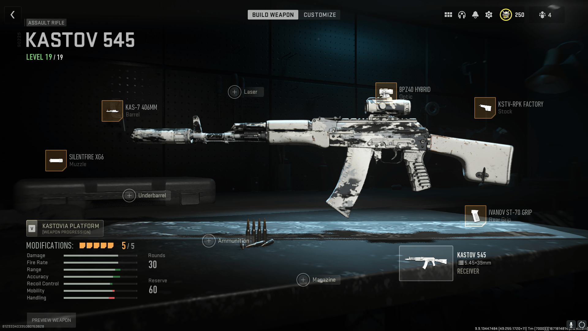 MW2 Kastov 545 Long Range