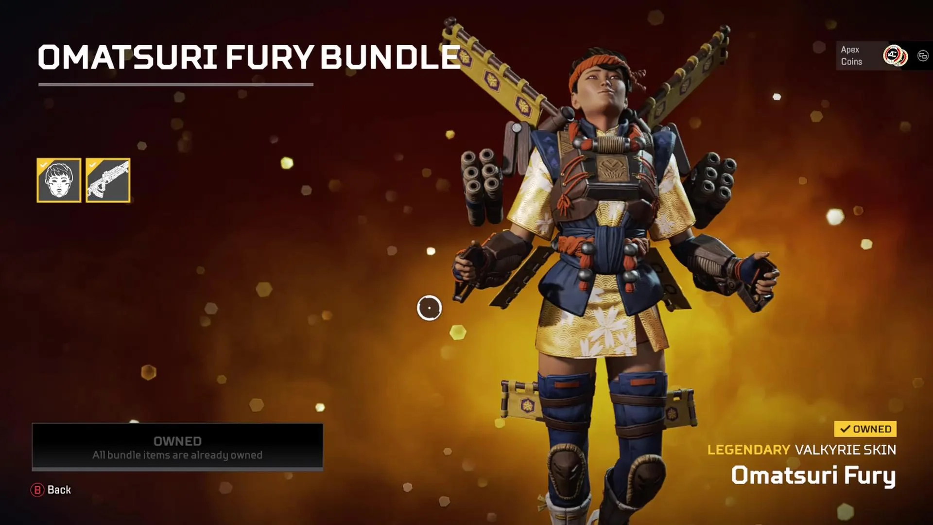 Omatsuri Fury Skin in Apex Legends