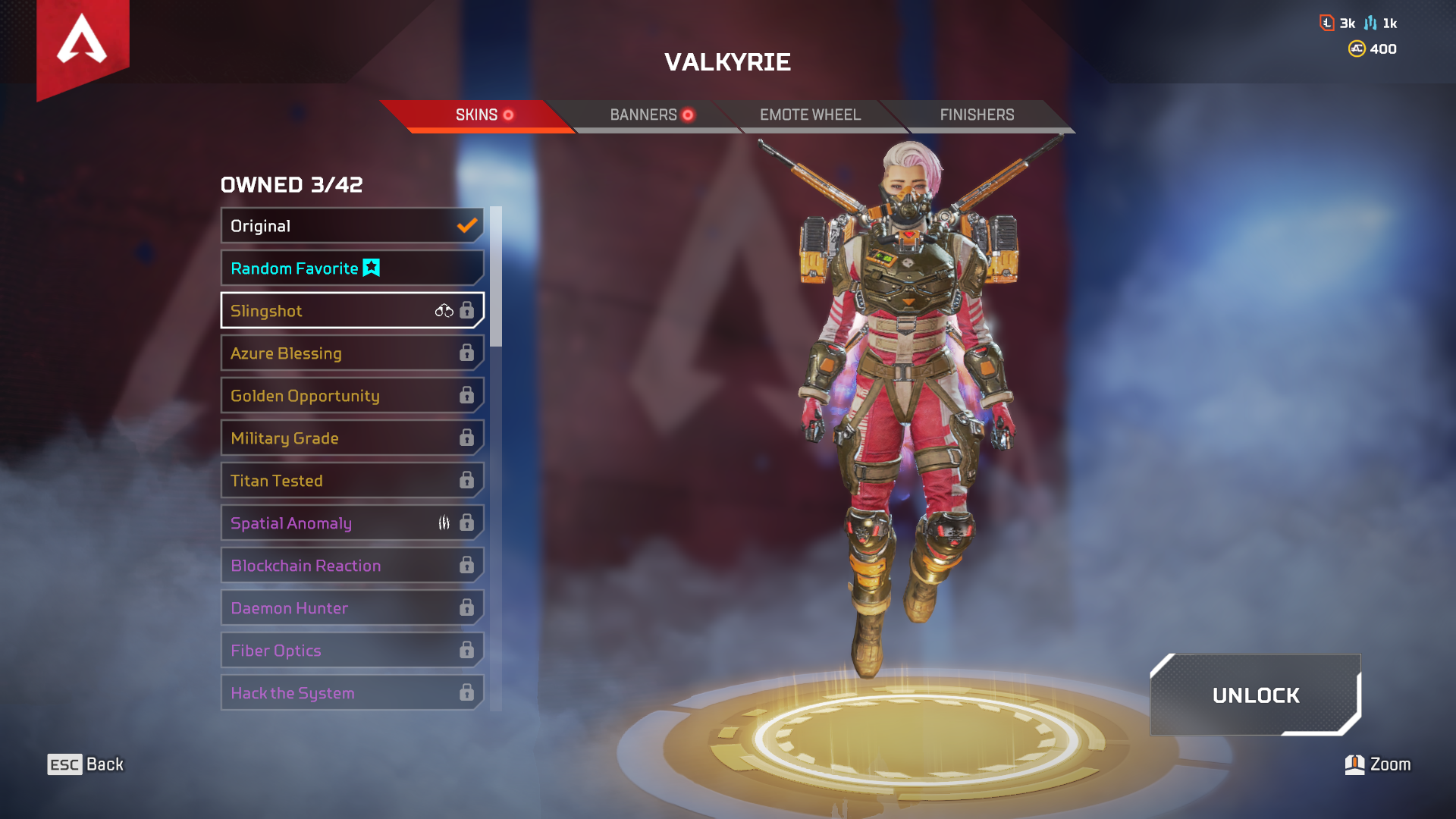 Slingshot Skin in Apex Legends