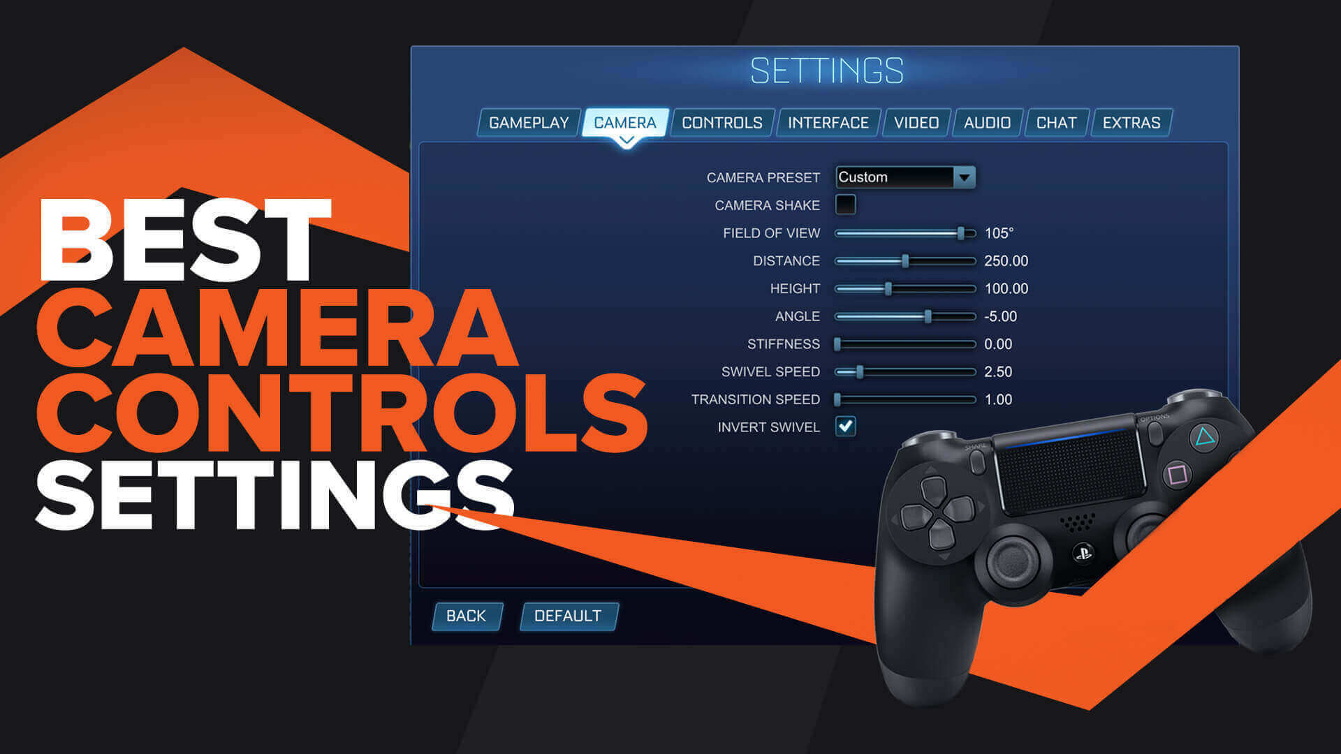 Best Rocket League Controls and Camera Settings