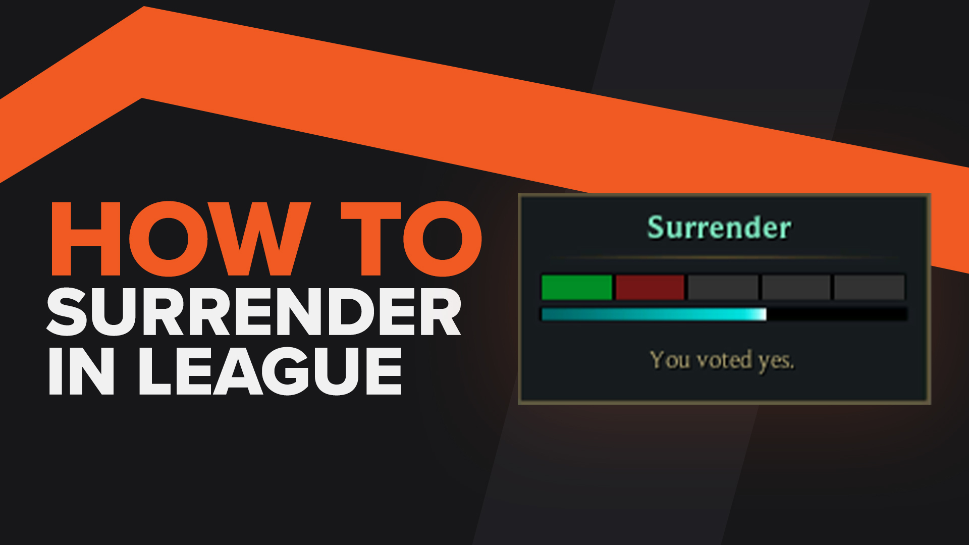 How to Surrender in League of Legends