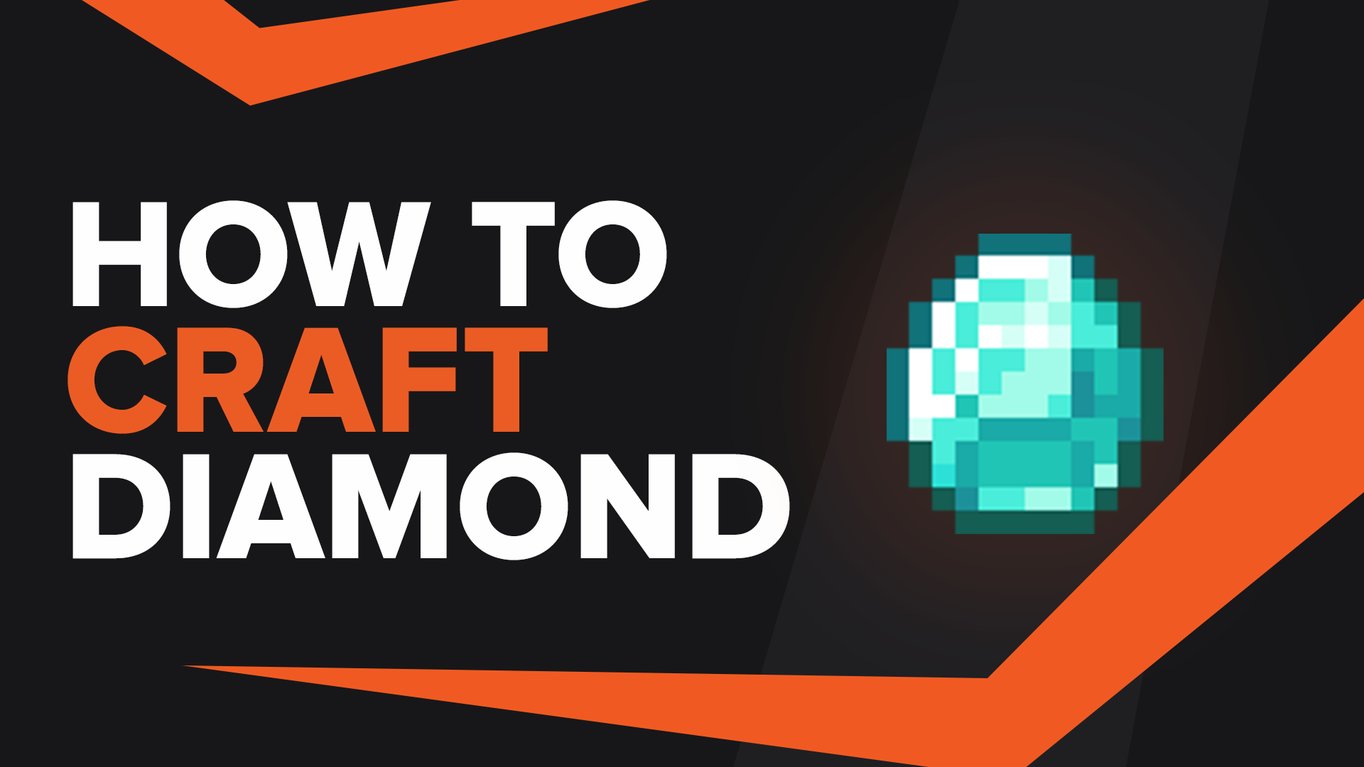 How To Make Diamond In Minecraft