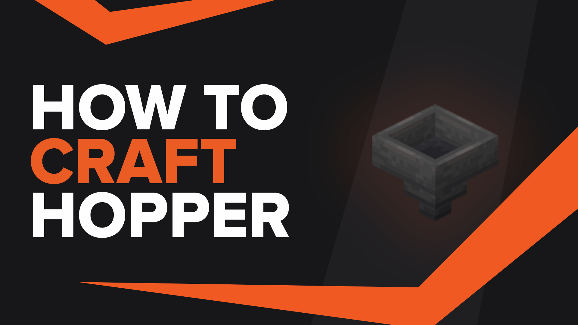 How To Make Hopper In Minecraft