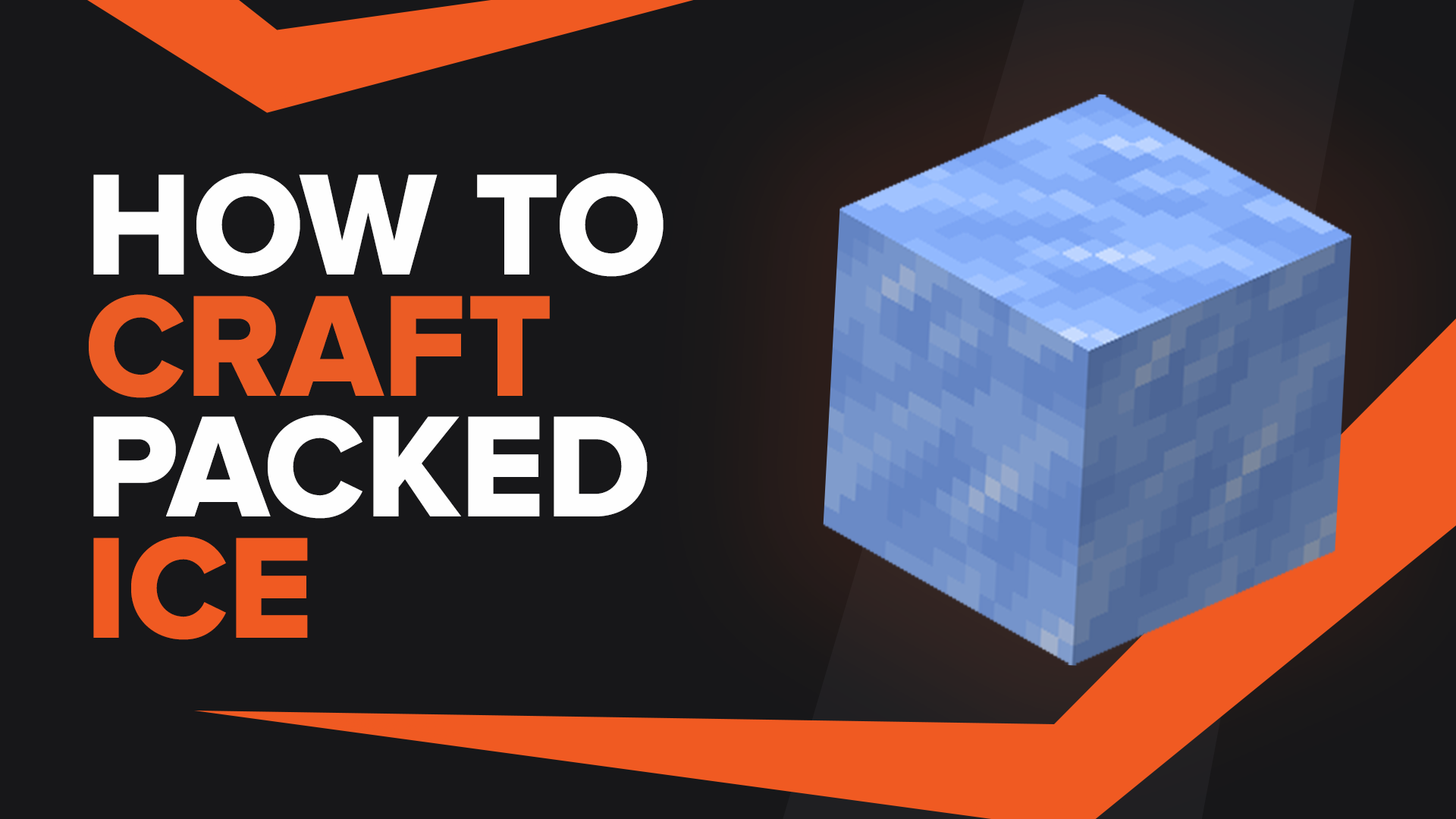 How To Make Packed Ice In Minecraft