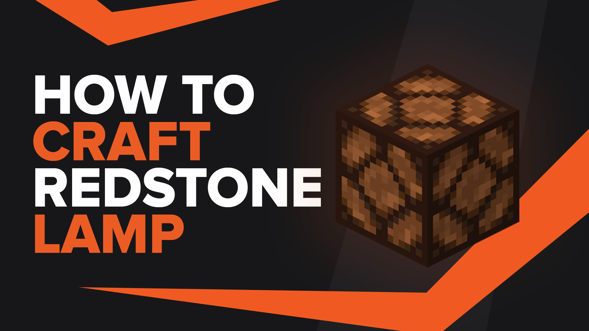 How To Make Redstone Lamp In Minecraft