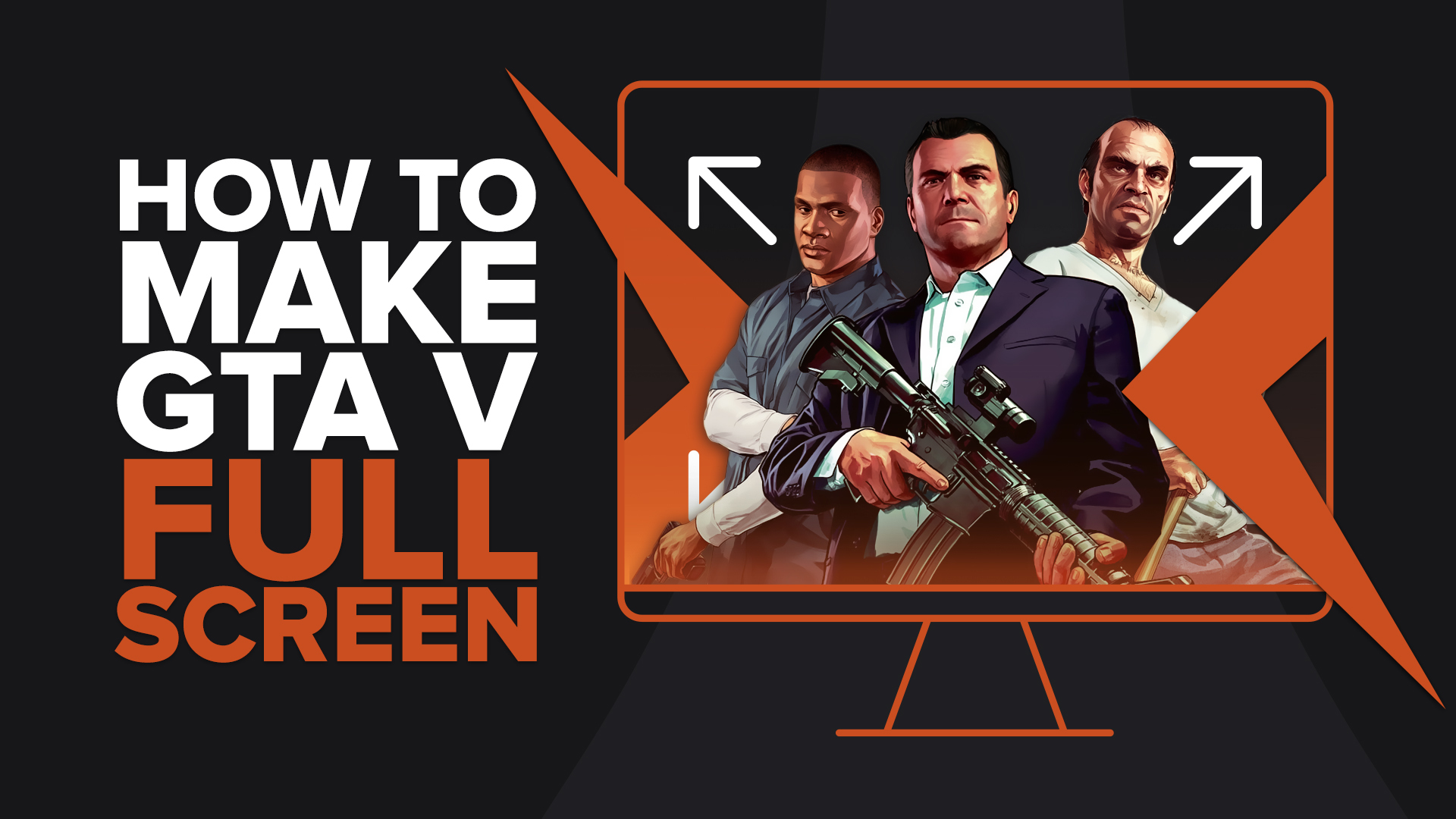 cara full screen gta v