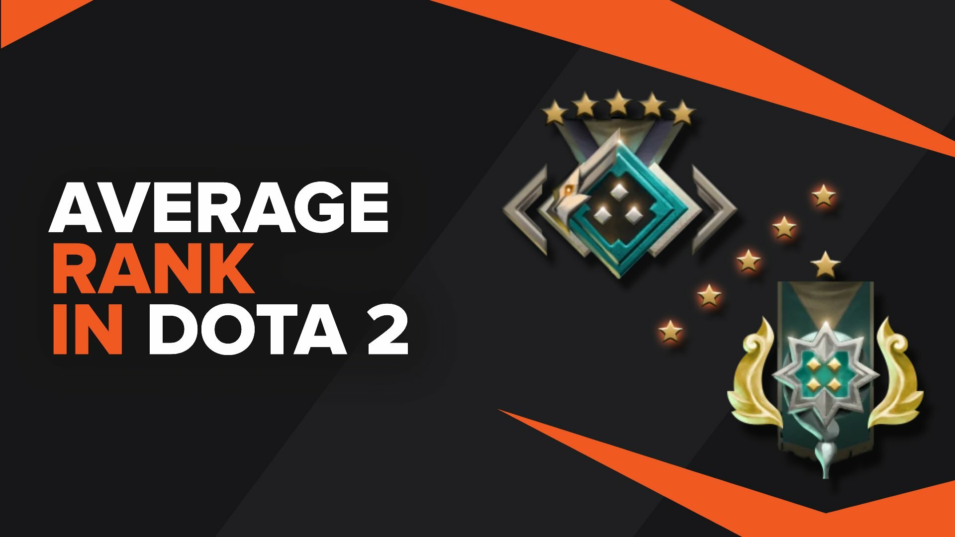 What is the average rank in Dota 2?