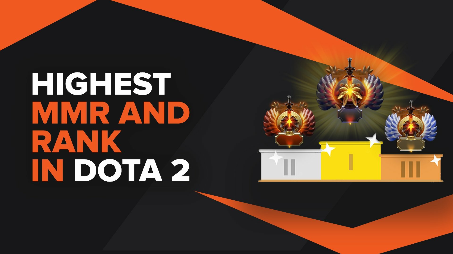 What's the highest MMR and rank in Dota 2 worldwide?