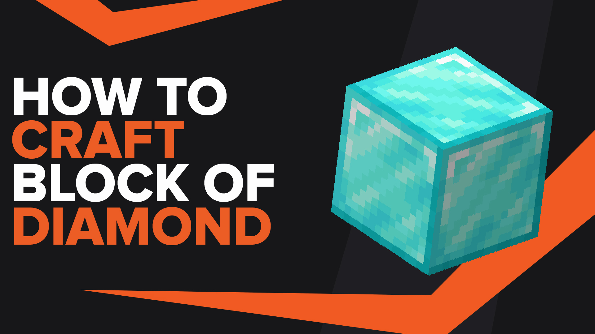 How To Make Block Of Diamond In Minecraft