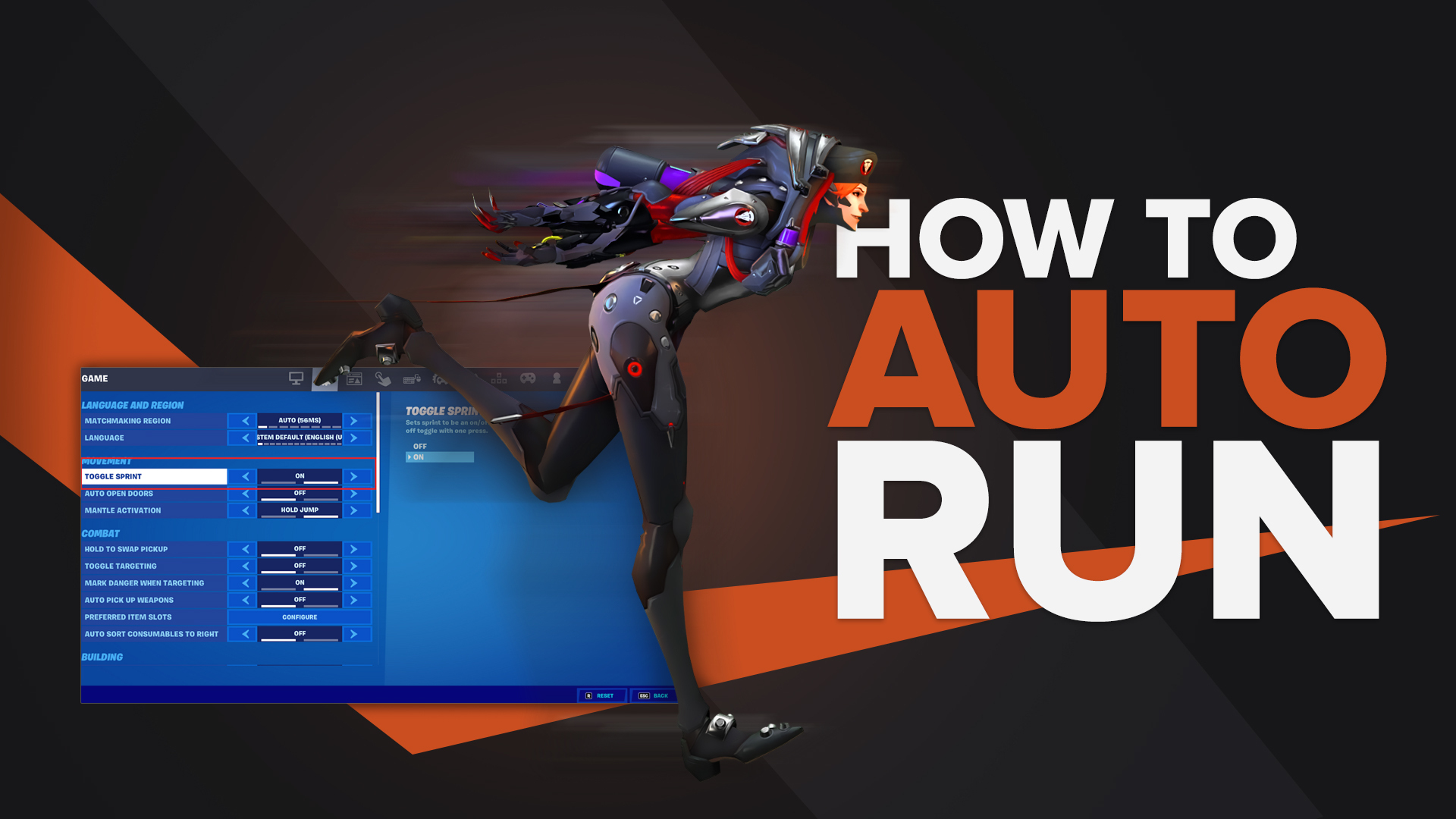 How To Auto Run In Fortnite [On All Platforms]