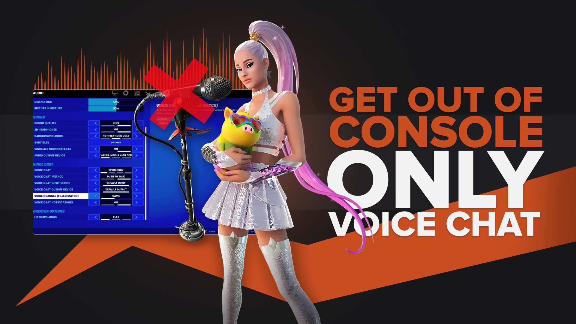 How To Get Out of Console Only Chat in Fortnite [Best Way]