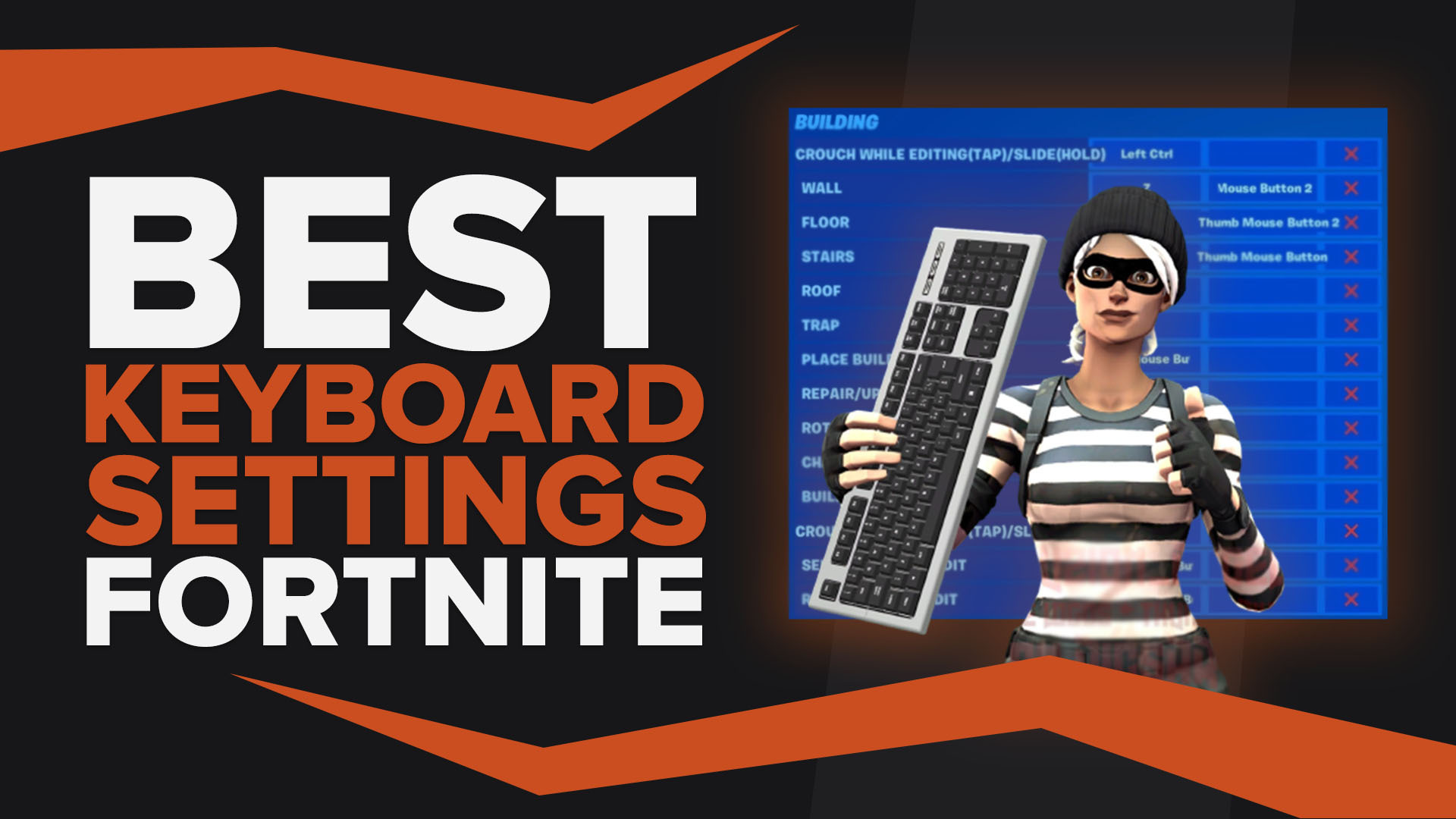 Best Fortnite Keyboard Settings [Comfort & Effectiveness]