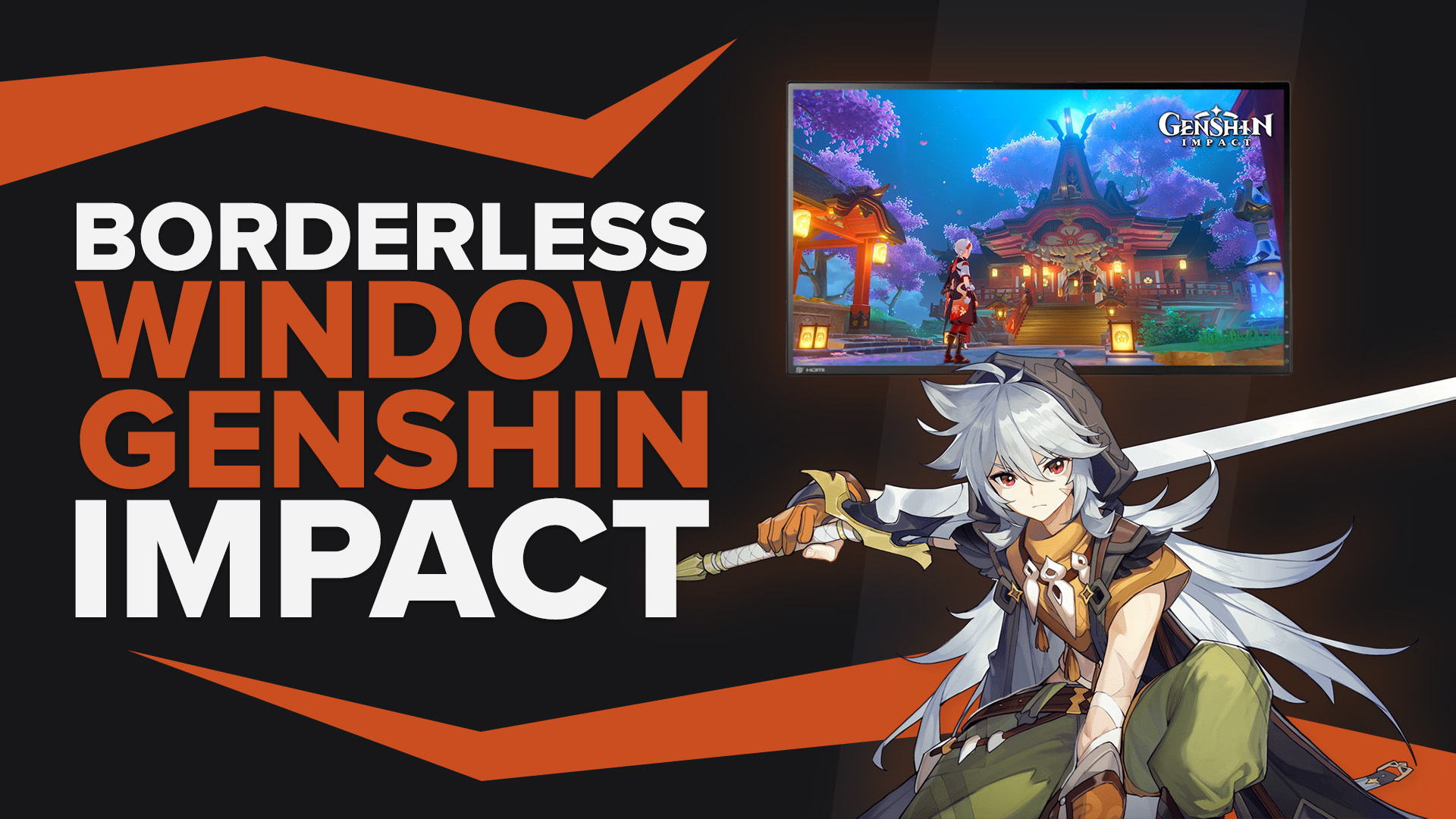 How to Run Genshin Impact PC in Borderless Window?