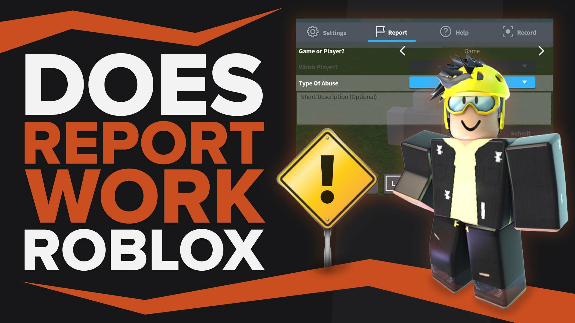 Does Reporting Do Anything In Roblox Facts Explained DOES REPORT WORK IN ROBLOX 