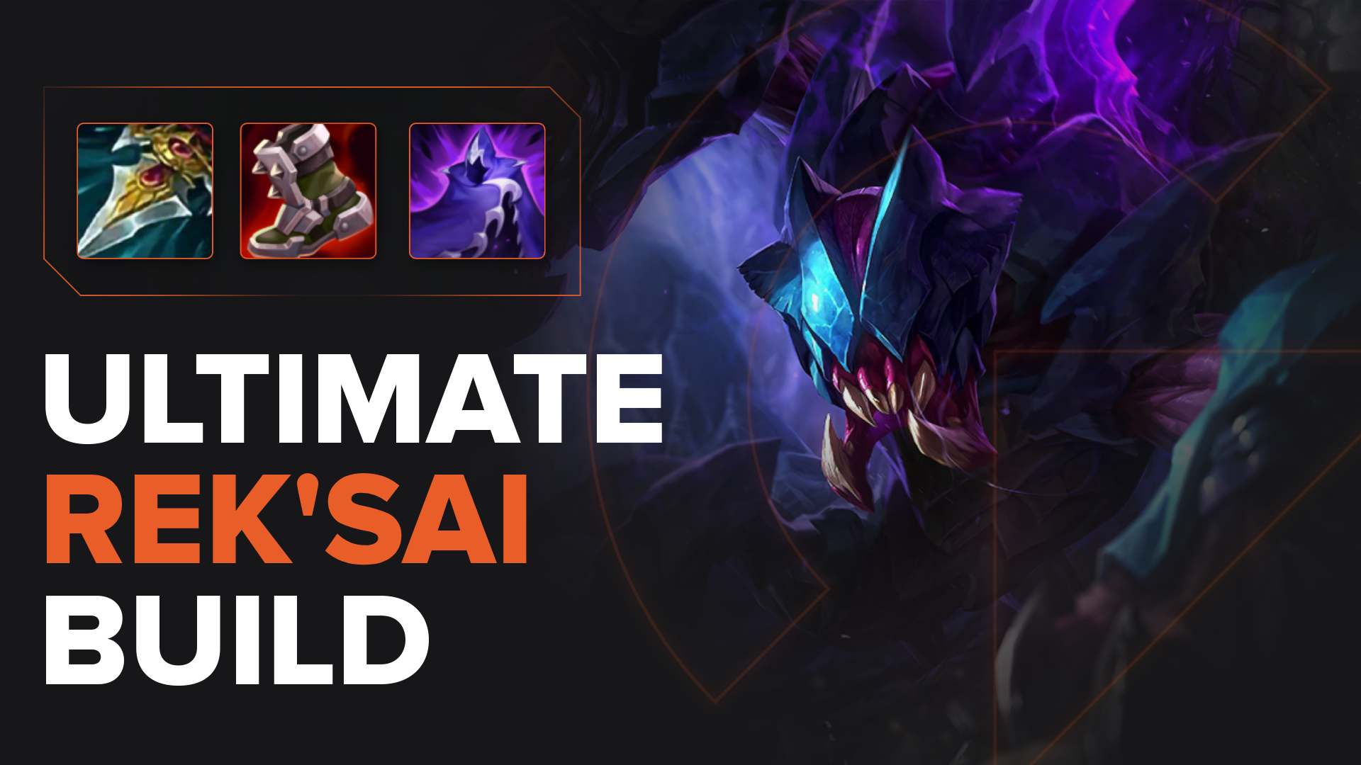 Best Rek'Sai Build Guide | Runes | Spells | Items in League of Legends