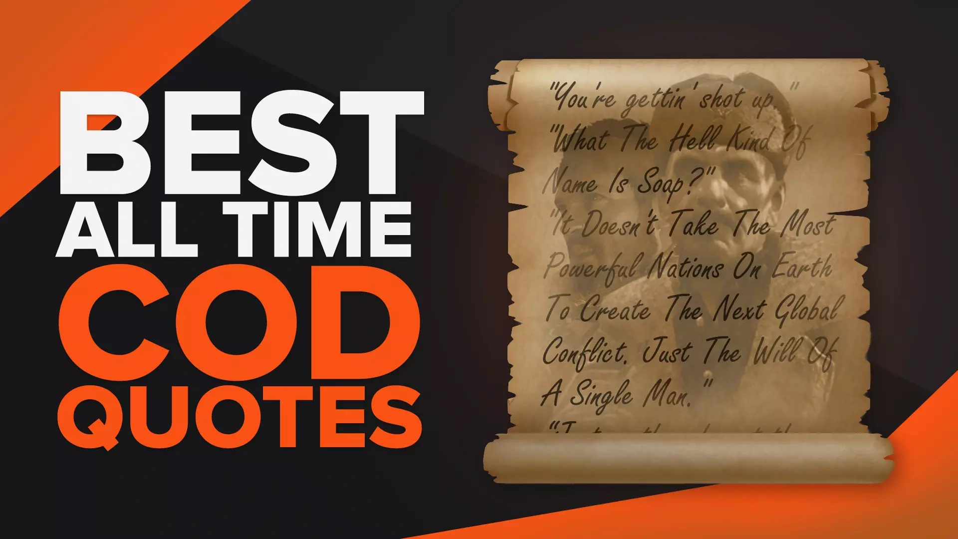 The 15 Best Campaign Quotes in Call of Duty History