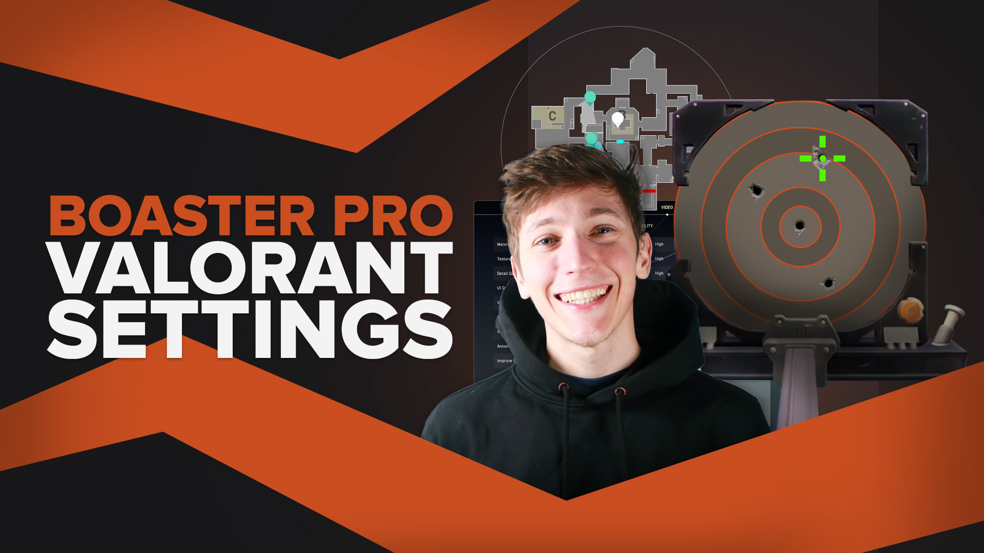 Boaster Valorant Pro Settings│Mouse│Crosshair│Map Key Bindings│Video…