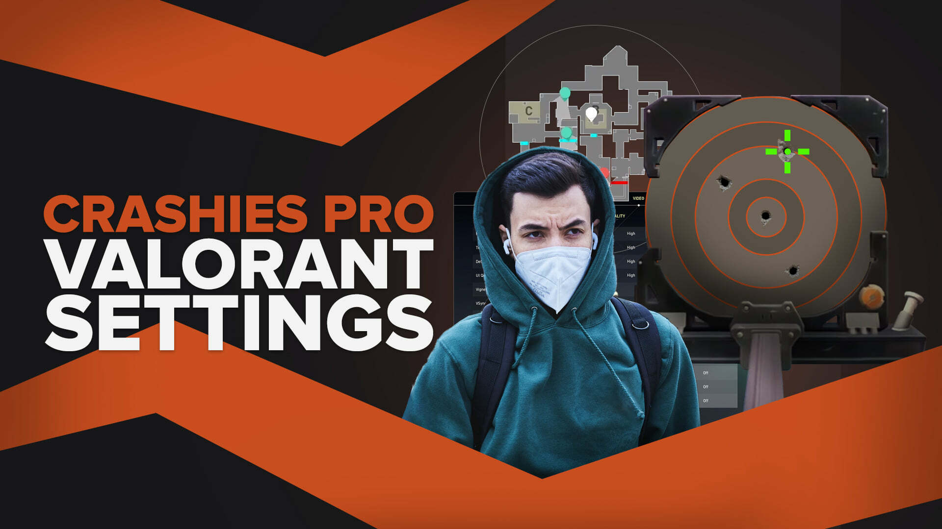 Crashies Mouse, Crosshair, Keybinds, Map, Video Settings