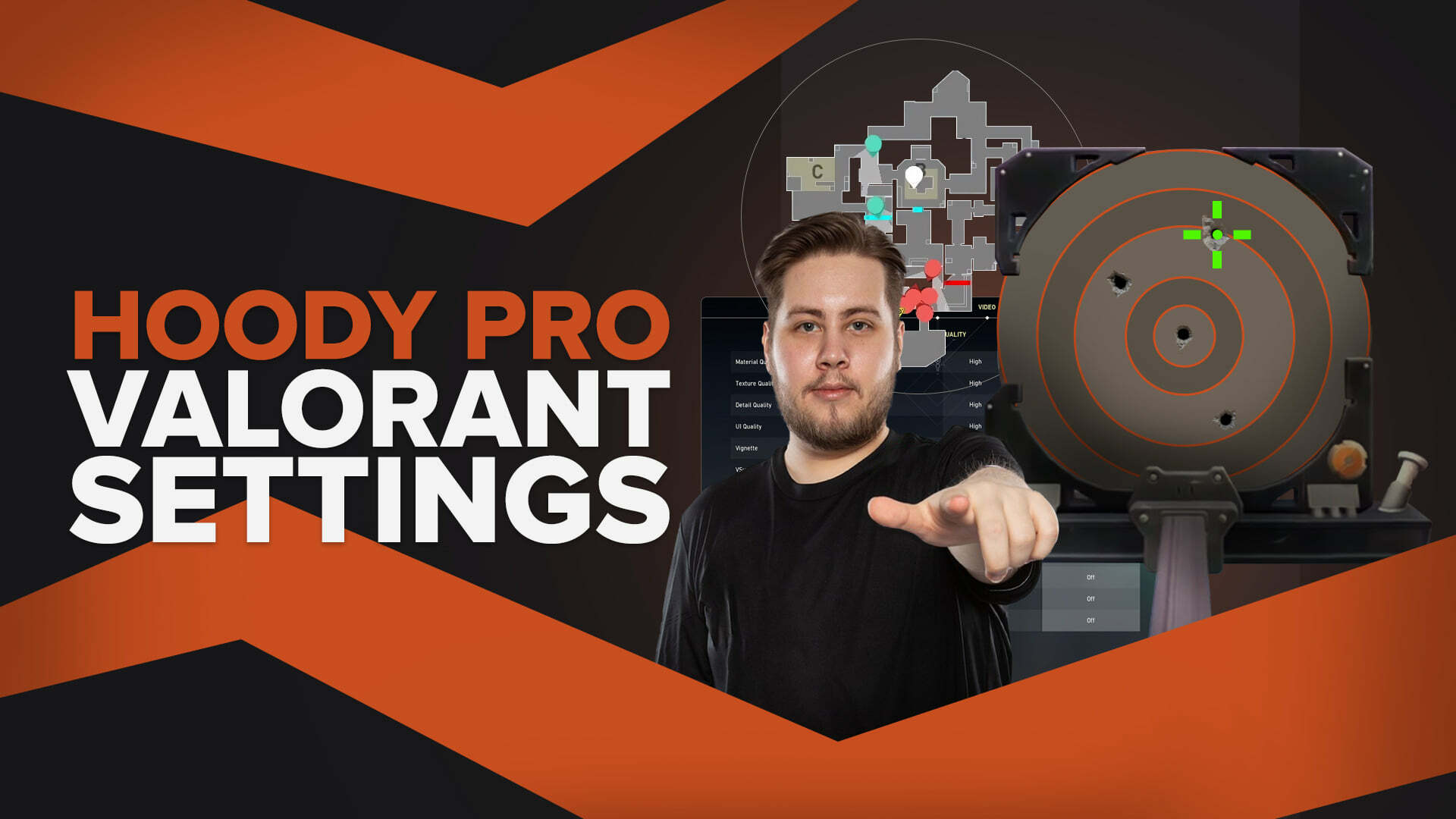 Hoody Mouse, Crosshair, Keybinds, Map, Video Settings