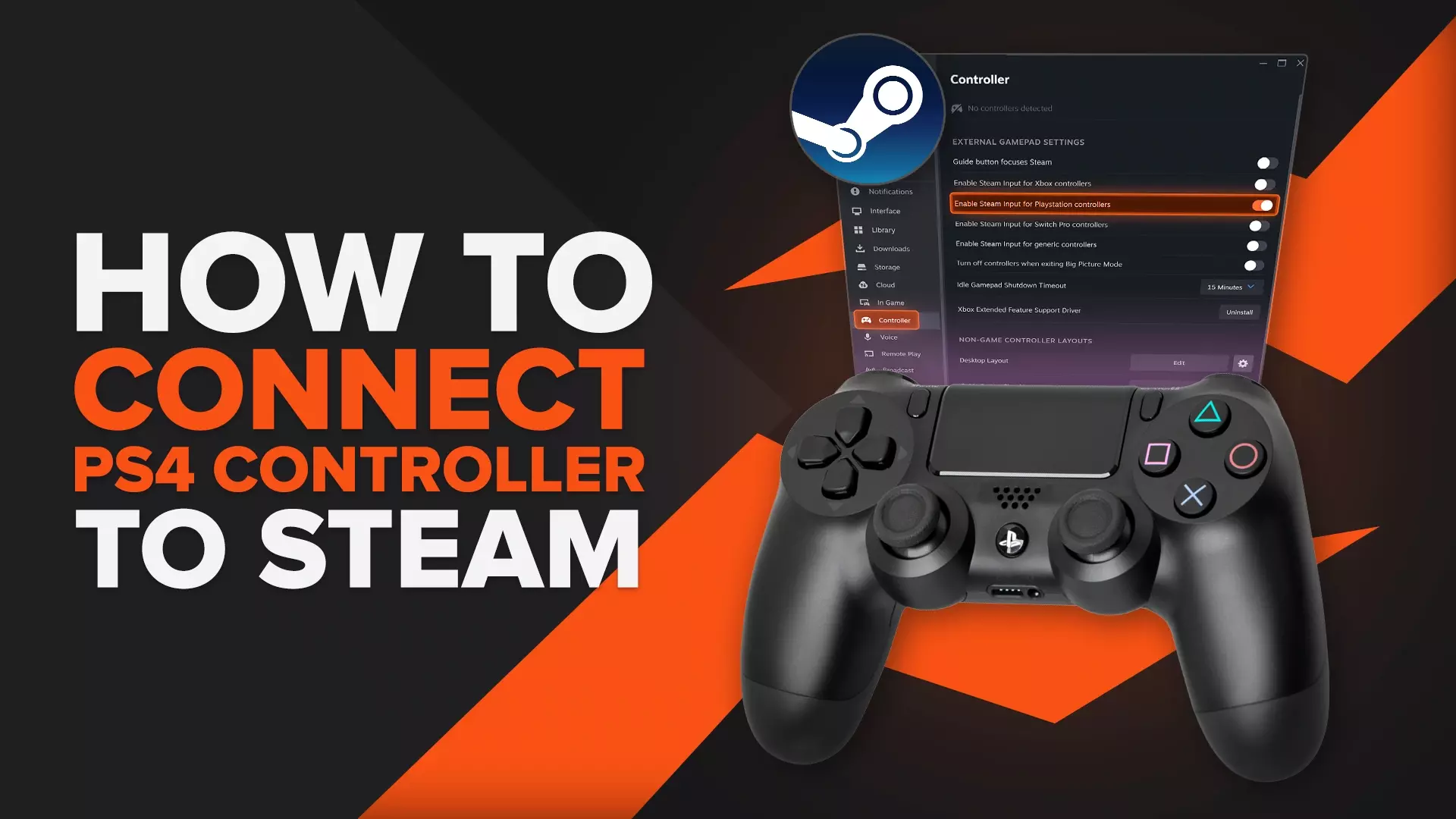 How to Quickly Connect a PS4 Controller to Steam on PC