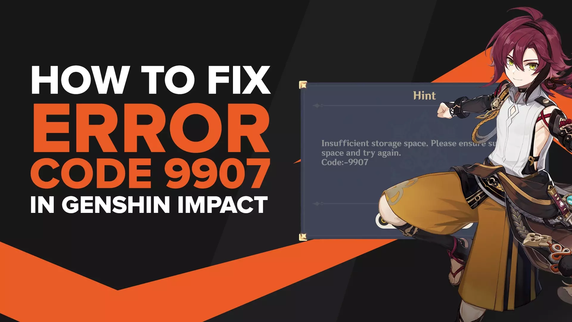 How to Fix Error Code 9907 Insufficient Storage Space - Genshin…