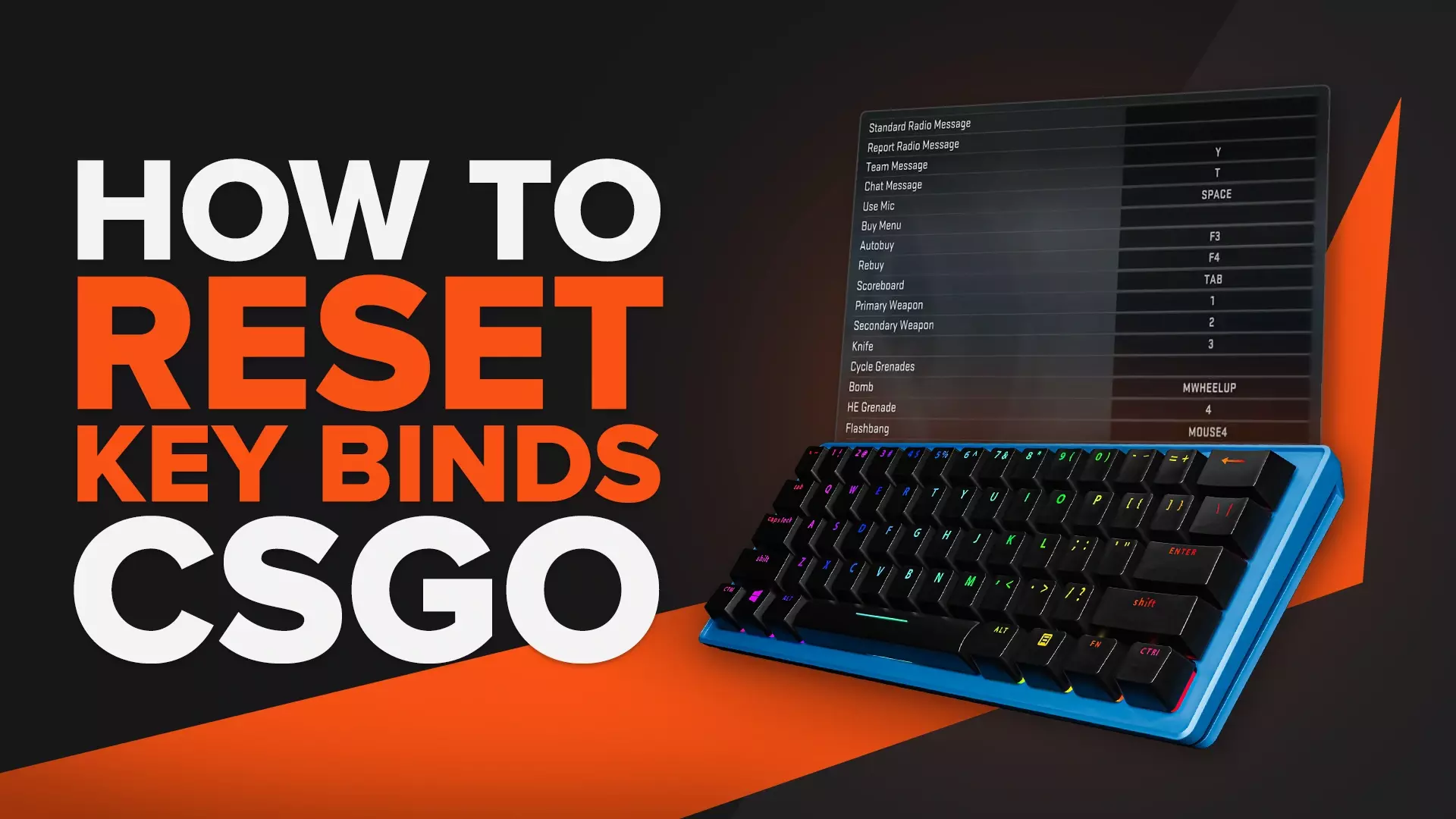 How To Reset Binds In CS2 (CSGO) [All Methods]
