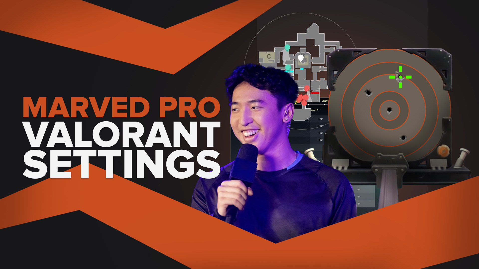 Marved Mouse, Crosshair, Keybinds, Map, Video Settings