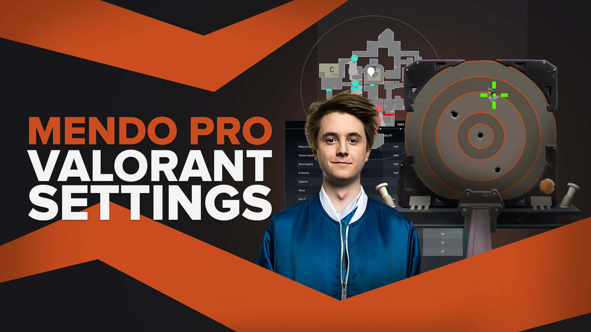 Mendo Mouse, Crosshair, Keybinds, Map, Video Settings