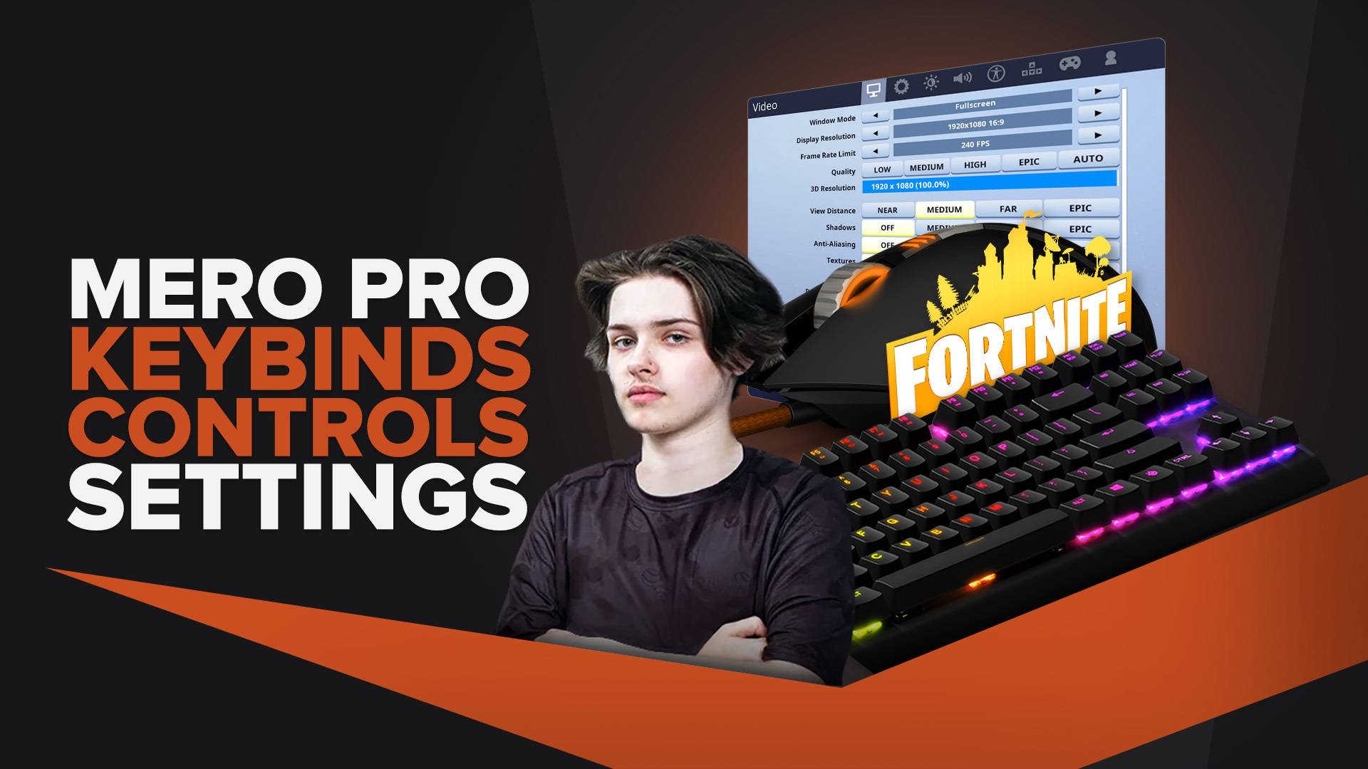 Mero's | Controller, Video Pro Fornite Settings