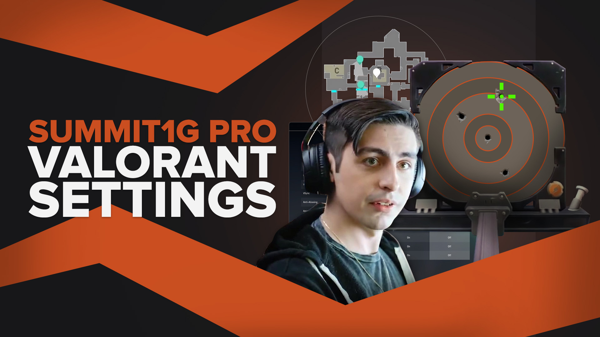 Summit1g Valorant Pro Settings│Mouse│Crosshair│Map Key Bindings│Video…