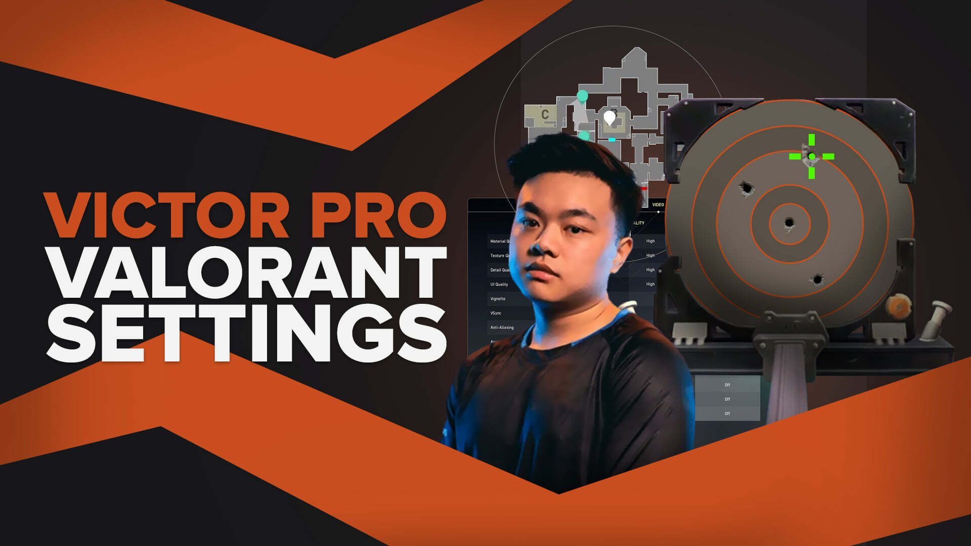 Victor Mouse, Crosshair, Keybinds, Map, Video Settings