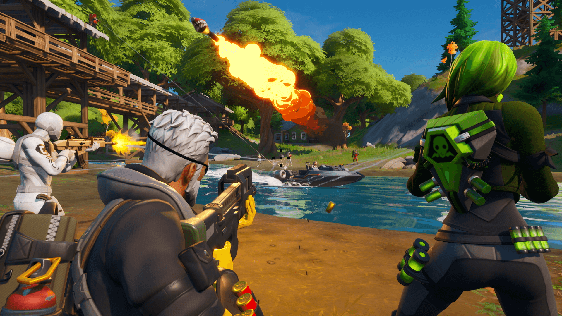 Illustrasjon. Skjembilde fra spillet Fortnite