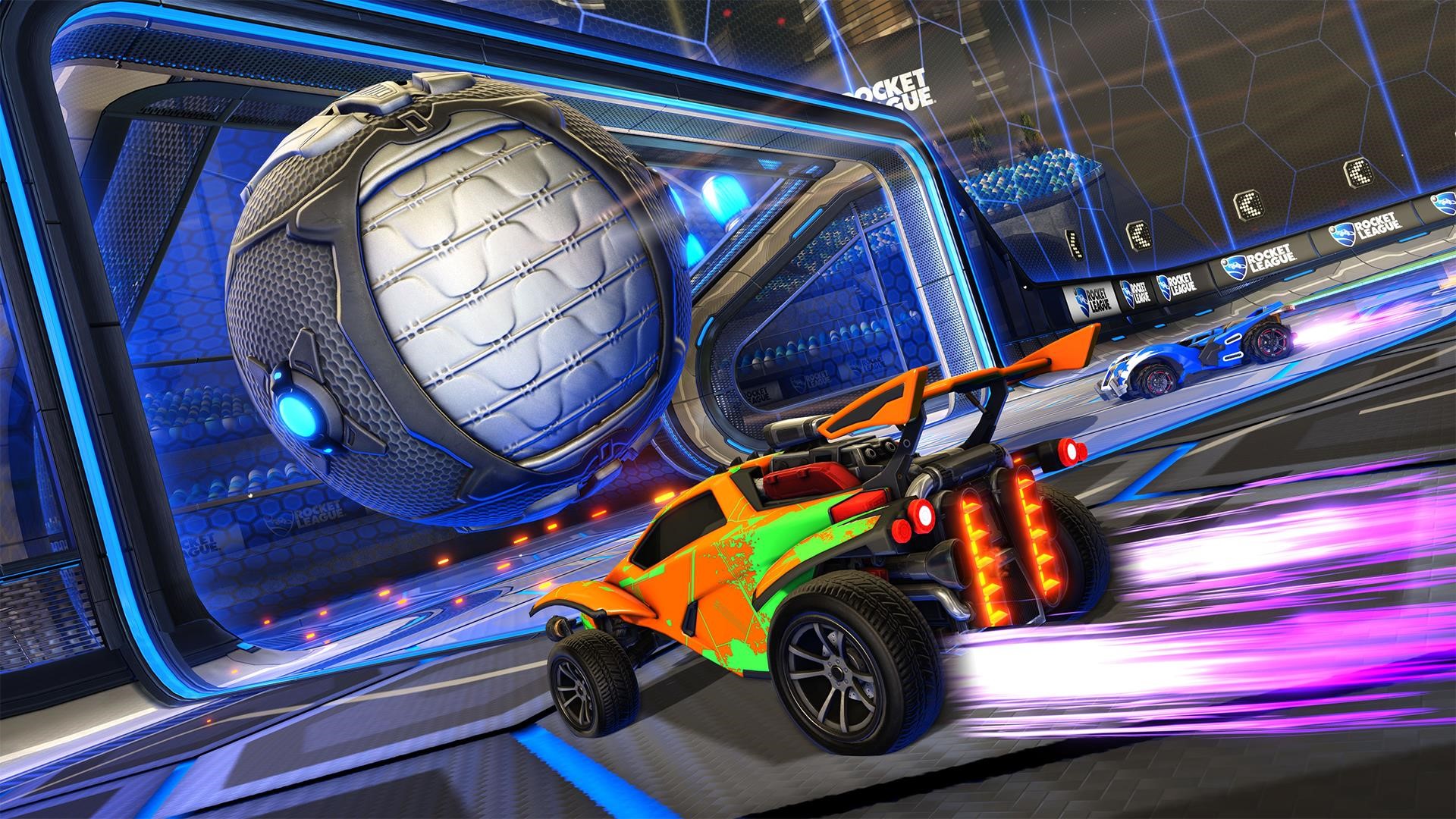 Illustrasjon. Skjembilde fra spillet Rocket League