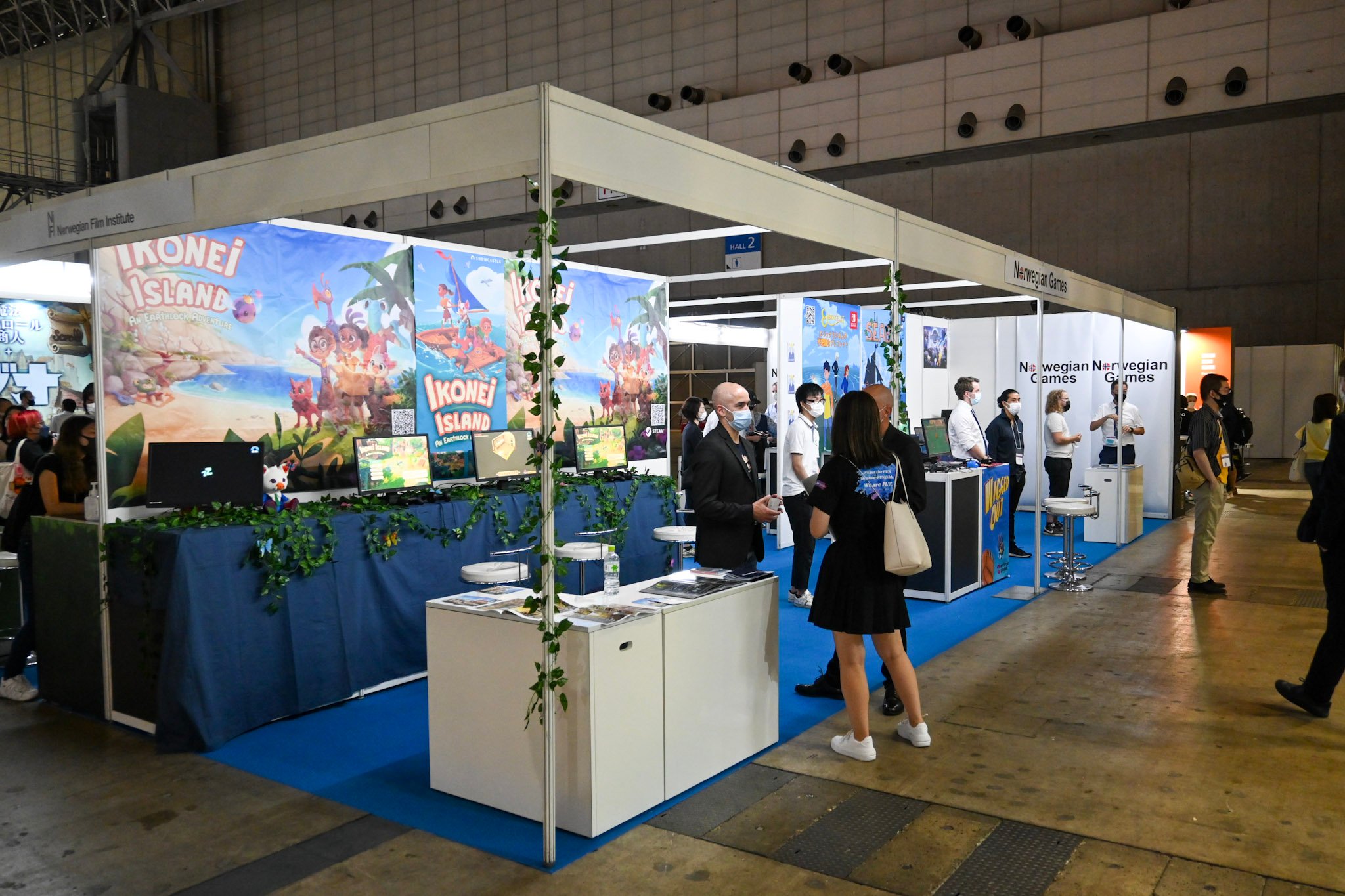 Foto: Den norske standen på Tokyo Game Show 2023