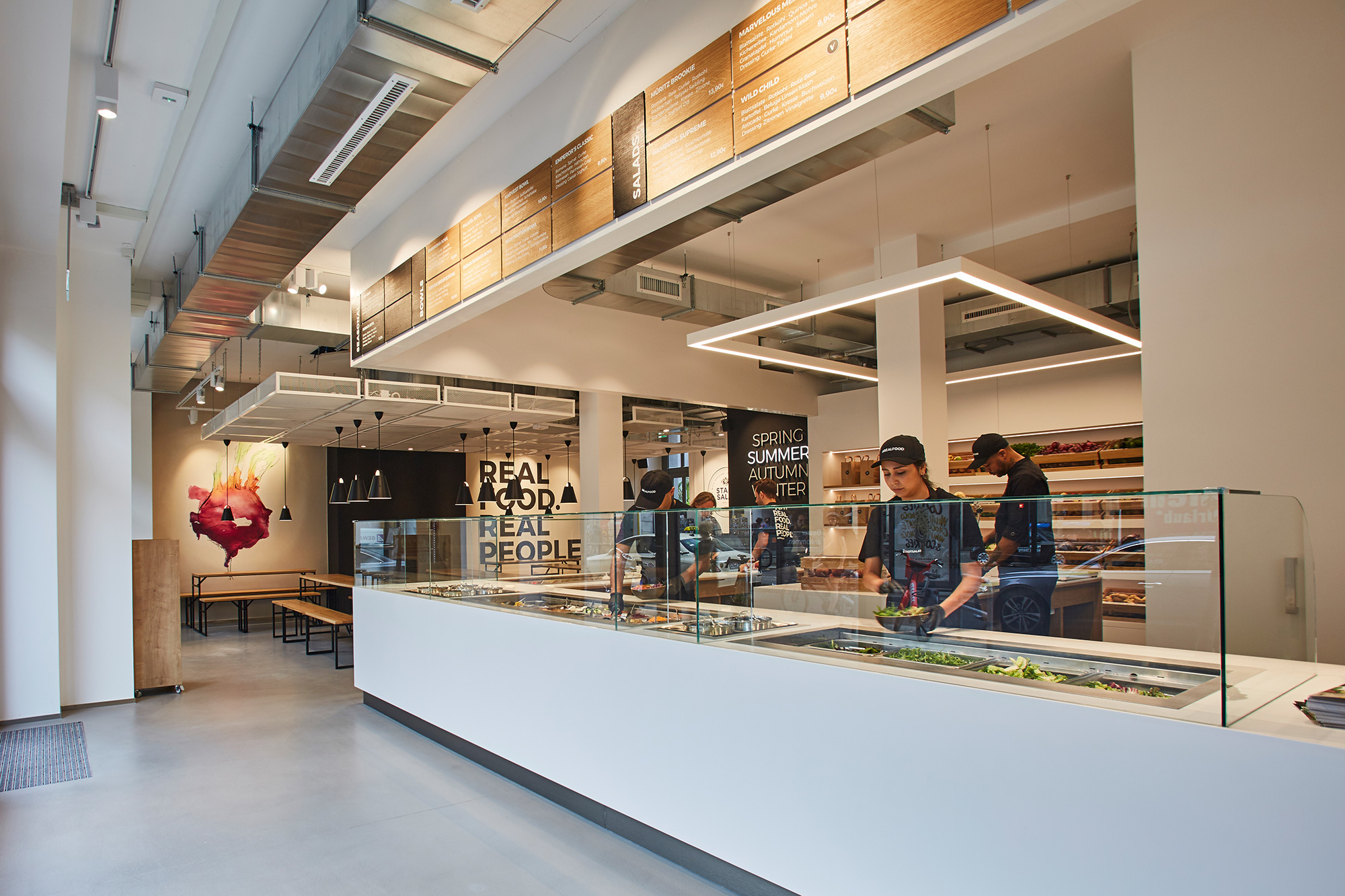 Stadtsalat Store BER Innenansicht 02