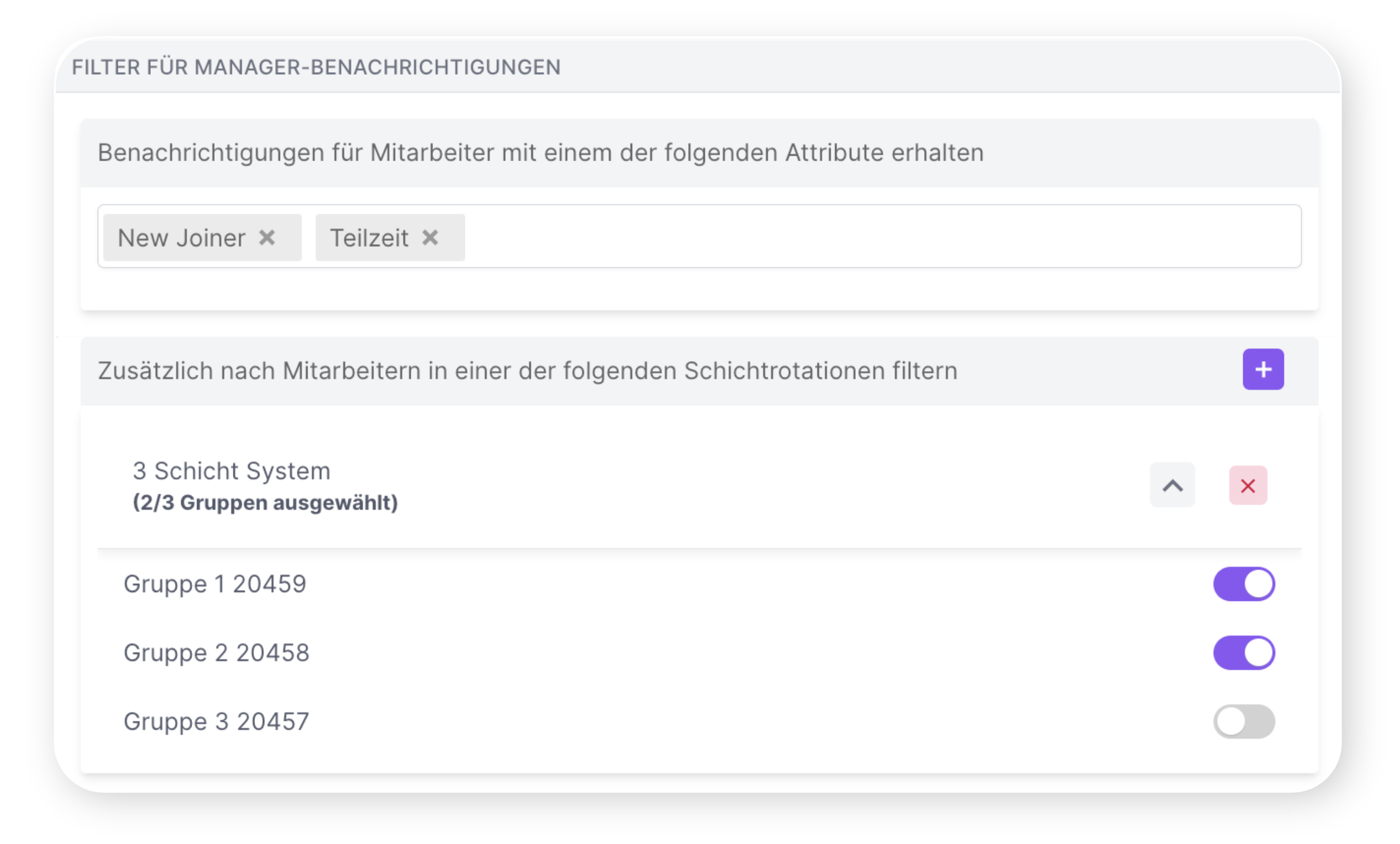 Filter benachrichtigungen neu