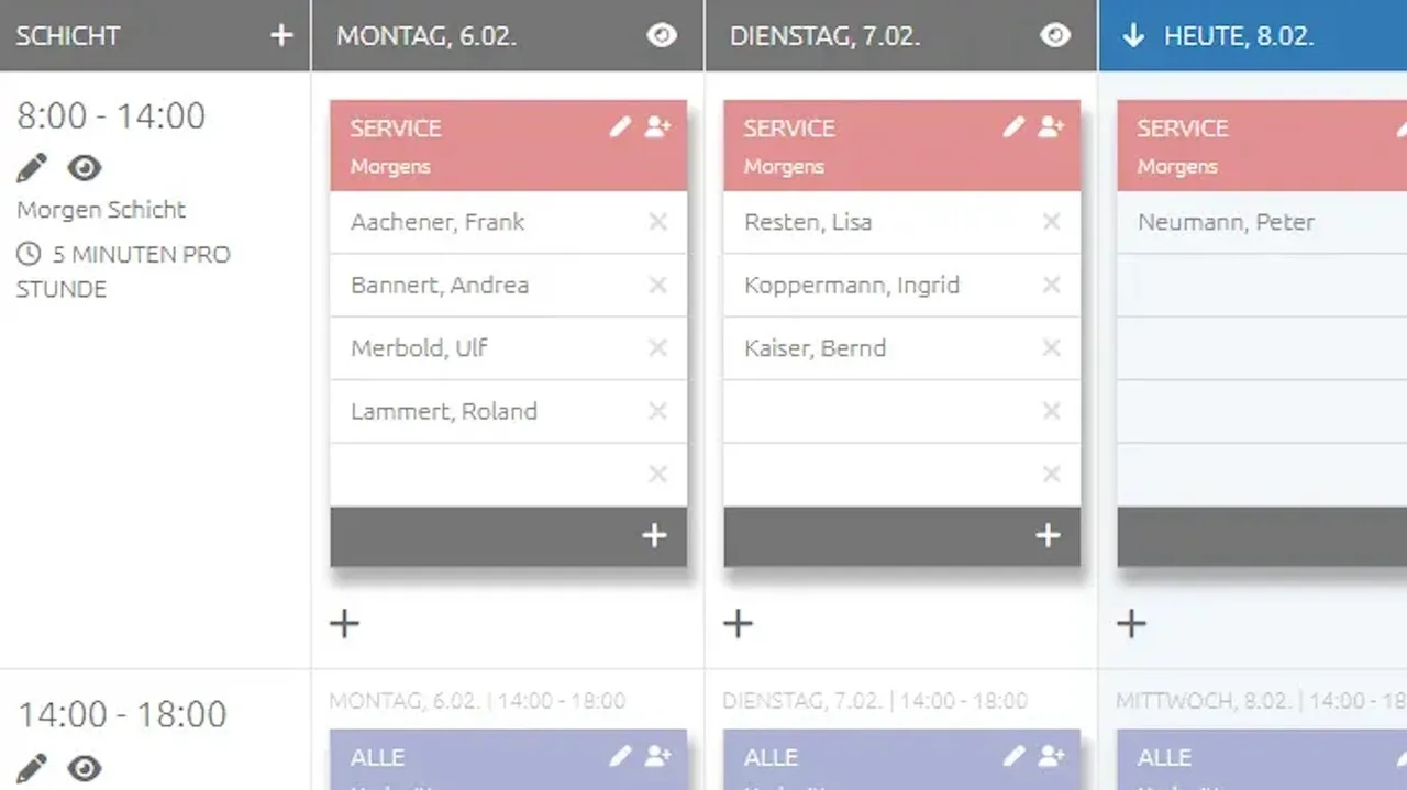 Schichtplaner Online Schichtplaner Online