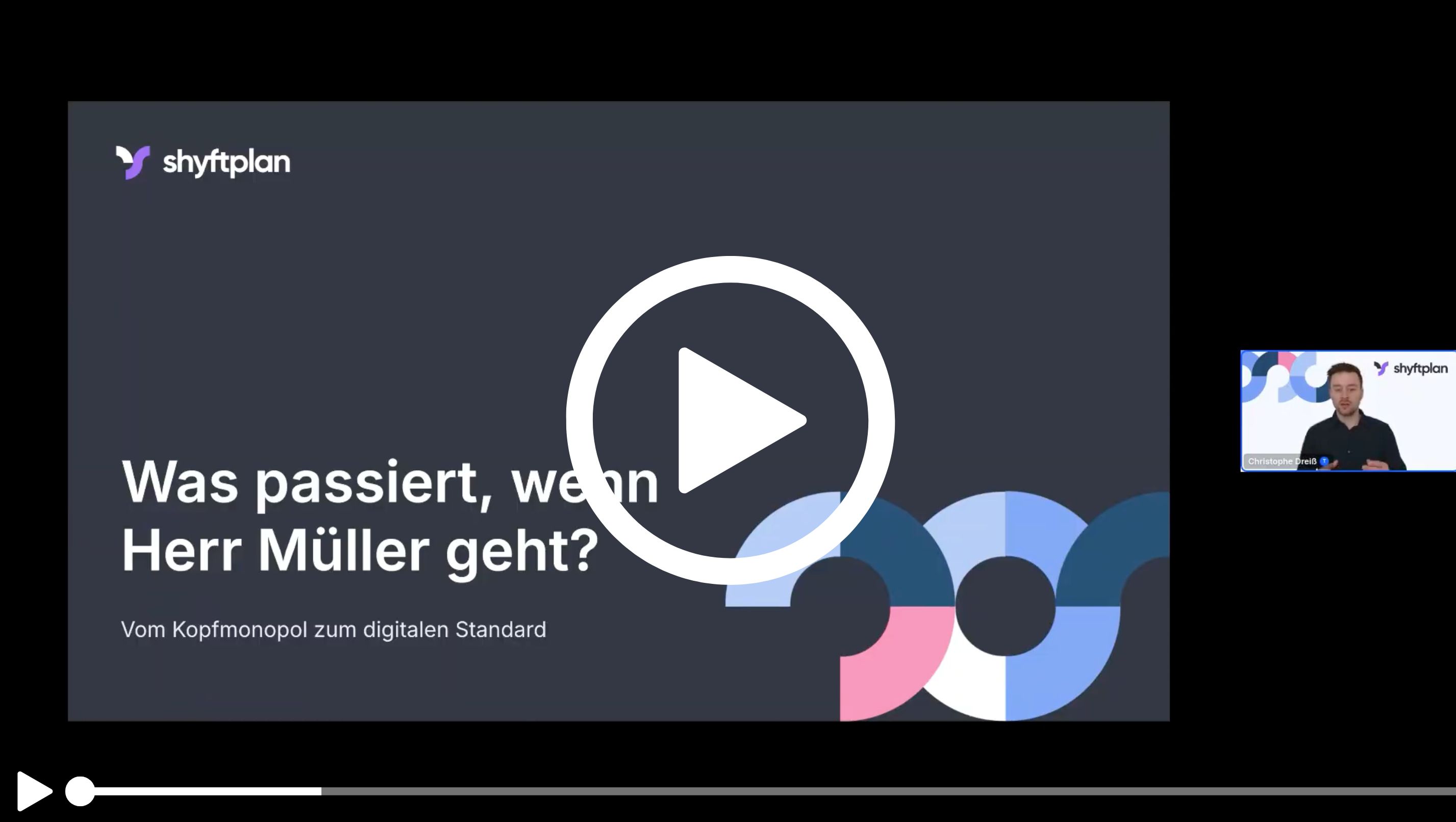 Video Design für Webinaraufzeichnungs Thumbnails