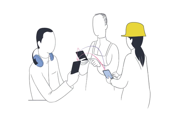 12 Employees Can Apply Shifts no Blue Arrows Automatischer Schichttausch