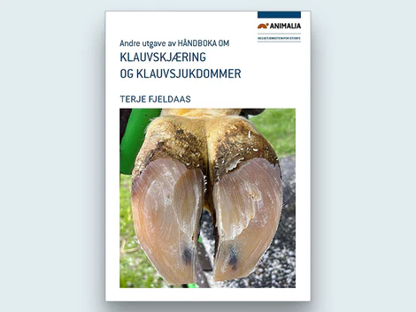bilde av håndboka om Klauvskjæring og klauvsjukdommer,