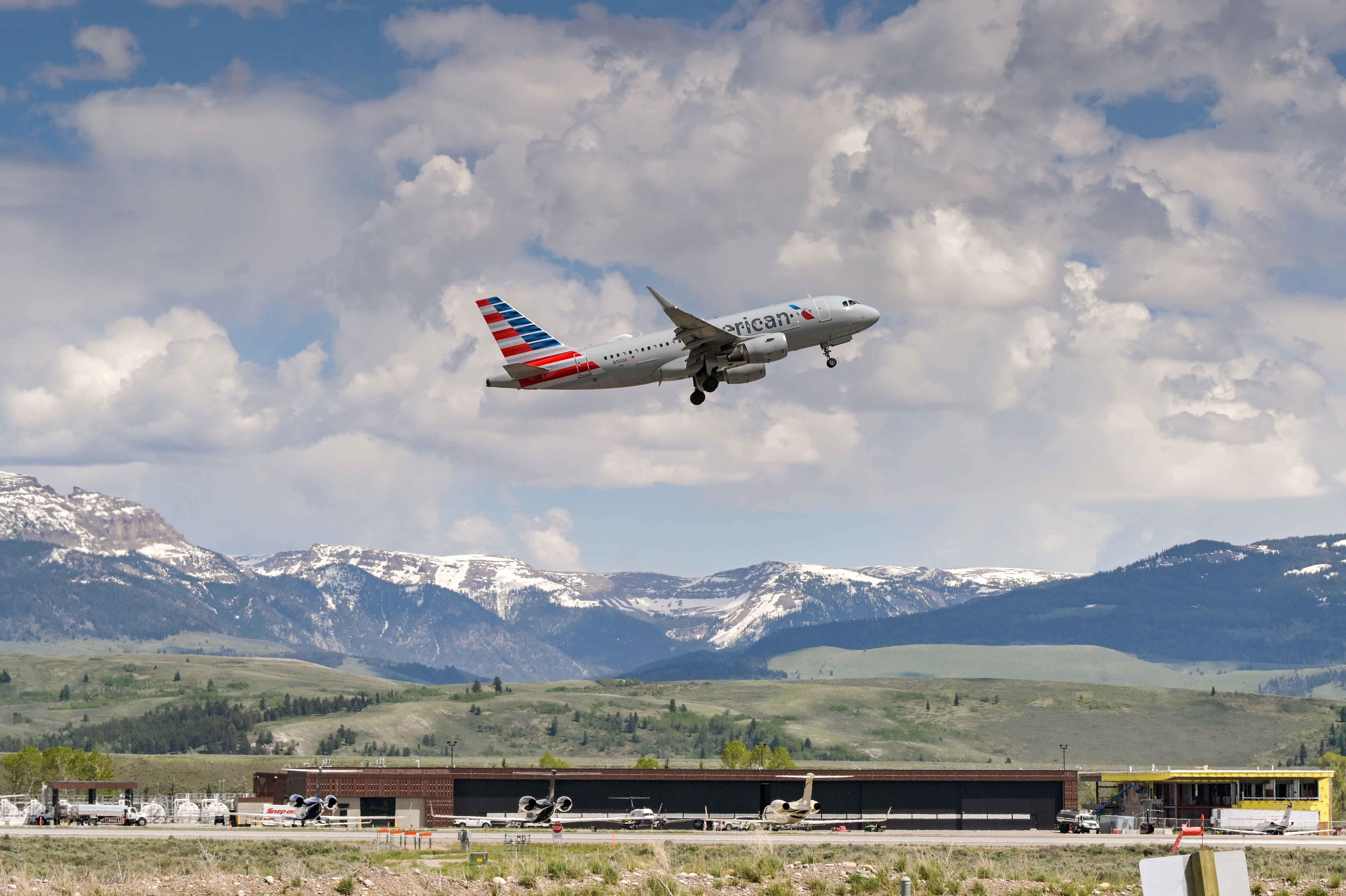 Jackson Hole Airport in Jackson, Wyoming
