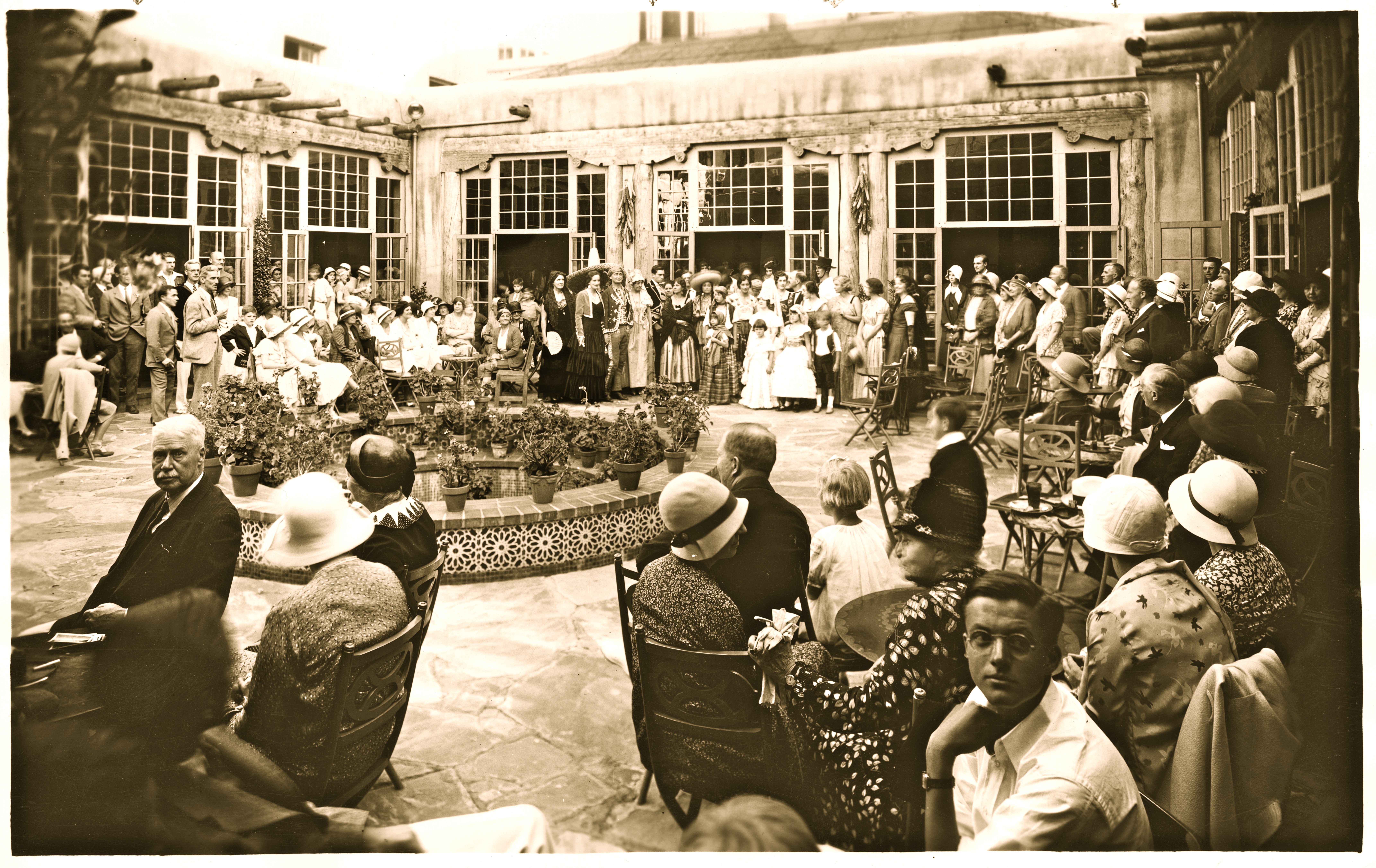 La Fonda Patio, Santa Fe, New Mexico