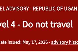 U.S. Issues "Do Not Travel" Advisories for Places Affected by Ebola Outbreak