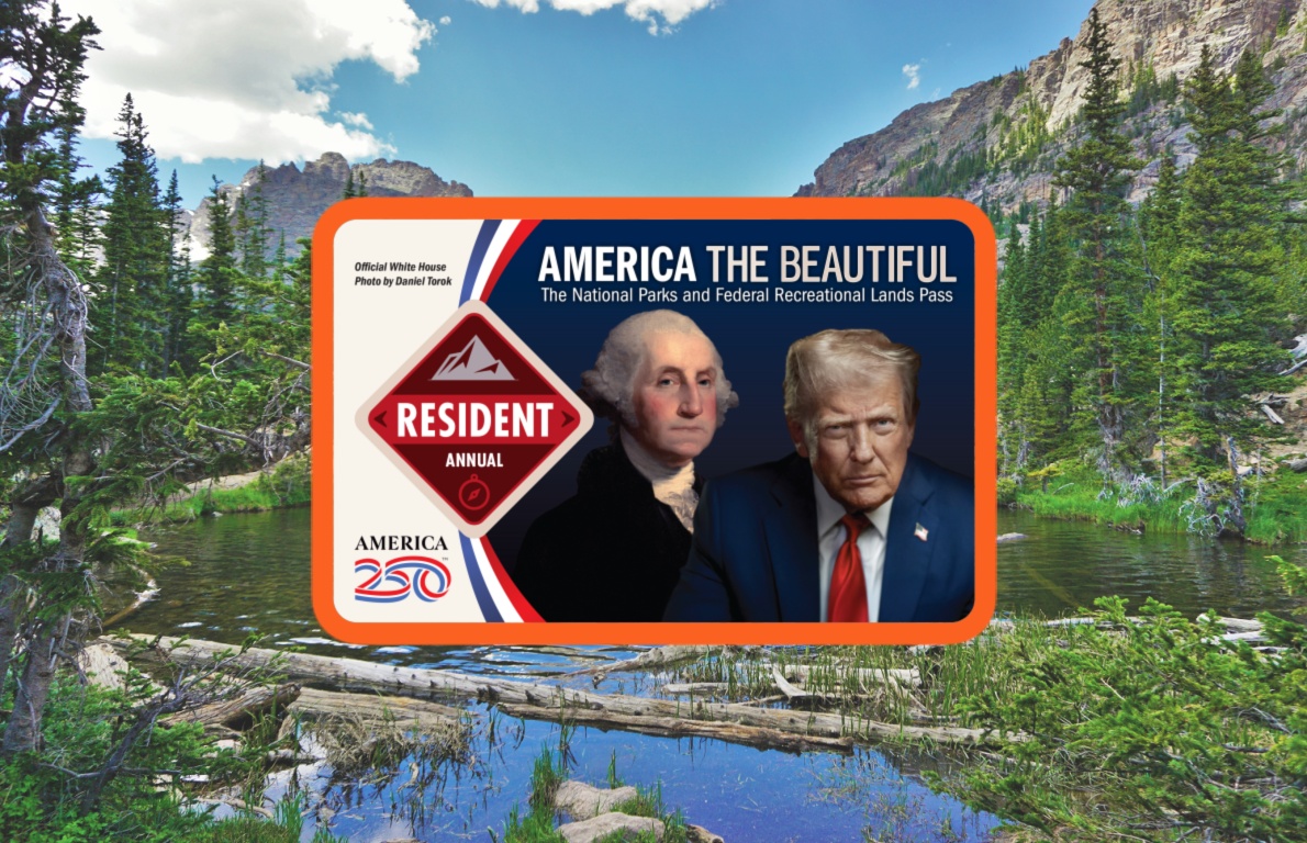 Warning: Trump Won't Let You Cover Up His Photo on Your National Parks Pass