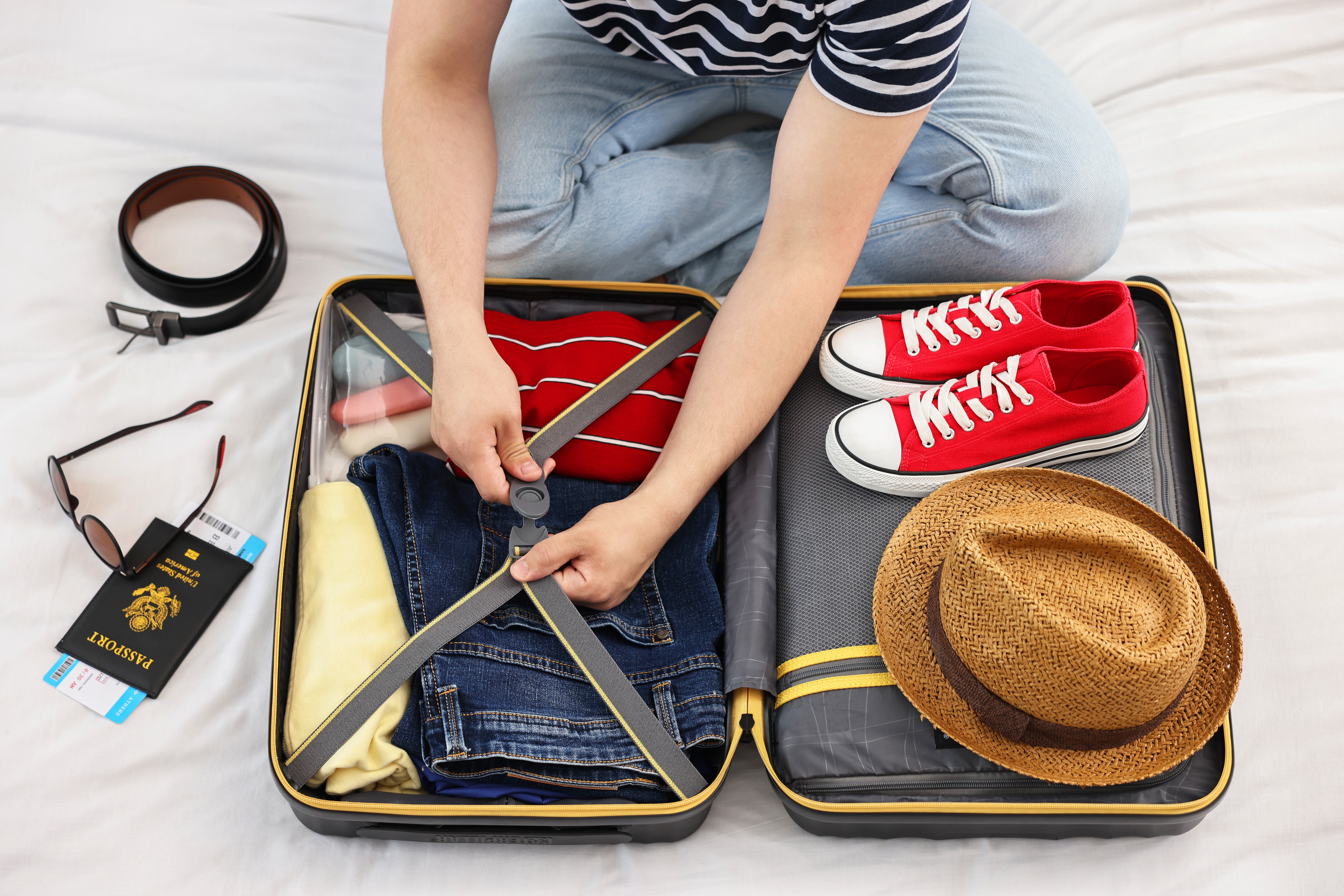 Packing a suitcase